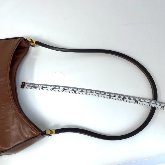 Mondani New York Brown Shoulder Bag, Synthetic Leather - Picture 10 of 16